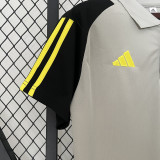 24-25 Flamengo Gray Polo Short Sleeve(有领)