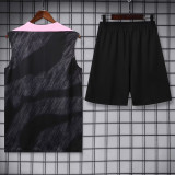 24-25 PSG Black Tank top and shorts suit