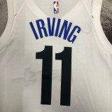 22-23 NETS IRVING #11 White City Edition Top Quality Hot Pressing NBA Jersey