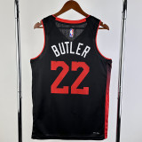 23-24 HEAT BUTLER #22 Black City Edition Top Quality Hot Pressing NBA Jersey (V领）