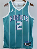 22-23 HORNETS BALL #2 Green Away Top Quality Hot Pressing NBA Jersey