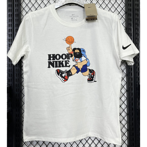 T173 NK White High Quality Casual T-Shirt