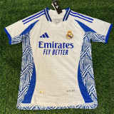 25-26 RMA White Blue Player Version Training Shirts