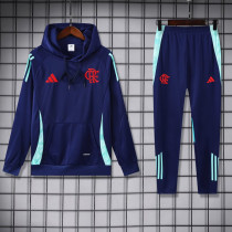 24-25 Flamengo Royal blue Hoodie Tracksuit (卫衣套装)