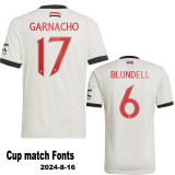 24-25 Man Utd Third Long Sleeve Player Version Soccer Jersey (长袖球员)