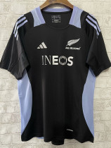 24-25 New Zealand All Blacks T-Shirt Rugby Jersey (圆领)