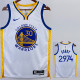 22-23 WARRIORS CURRY #2.974 White Top Quality Hot Pressing NBA Jersey (V领)