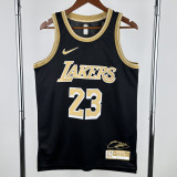 22-23 LAKERS JAMES #23 Black Glory Edition Top Quality Hot Pressing NBA Jersey (荣耀版)