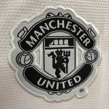 2012-2013 Man Utd Away White Retro Soccer Jersey