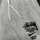 M15 Jordan Grey Pure Cotton Fabric Casual Short Pants