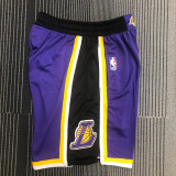 20-21 LAKERS Purple Top Quality NBA Pants (Trapeze Edition) 飞人版