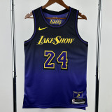 24-25 LAKERS BRYANT #24 Royal blue City Edition Top Quality Hot Pressing NBA Jersey