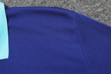 25-26 Brazil Fancy blue Polo Tracksuit