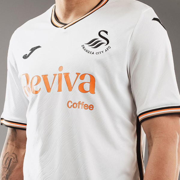 24-25 Swansea City Home Fans Soccer Jersey