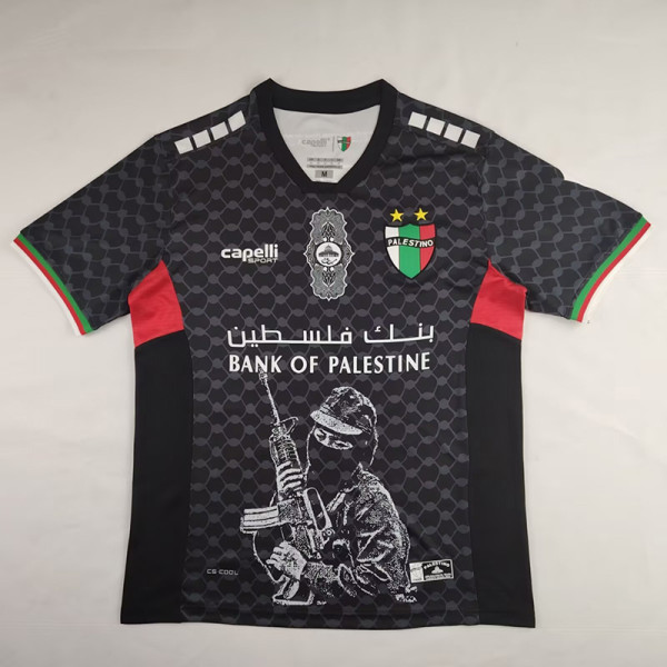 24-25 Deportivo Palestino Black Special Edition Fans Soccer Jersey