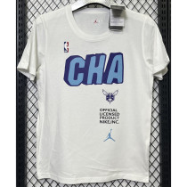 T113 HORNETS CHA White High Quality Casual T-Shirt