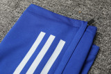 2024 AD Blue Half Pull Tracksuit (半拉链)
