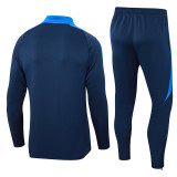 2024 AD Royal blue Jacket Tracksuit #2406