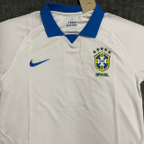 2019-2020 Brazil White Away Retro Soccer Jersey
