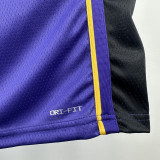 22-23 Lakers DONCIC #77 Purple Top Quality Hot Pressing NBA Jersey (Trapeze Edition) 飞人版