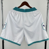 Hornets White City Edition Top Quality NBA Pants