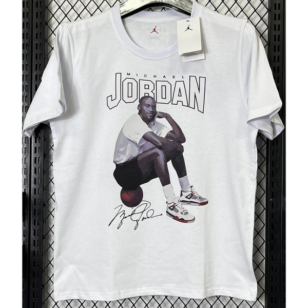 T276 Jordan White High Quality Casual T-Shirt