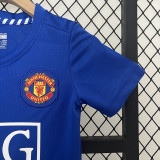2008-2009 Man Utd Away Kids Retro Soccer Jersey