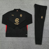 24-25 ACM Black Half Pull Tracksuit (半拉链)