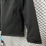 2024 DST Cotton Thickened warm Black Outdoor Jackets #A802加棉冲锋衣