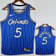 2018-2019 Magic BANCHERO #5 Blue Retro Top Quality Hot Pressing NBA Jersey (条纹)