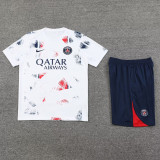 24-25 PSG White Training Short Suit