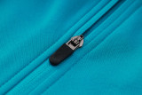 24-25 PSG Lake blue Hoodie Jacket Tracksuit #F568