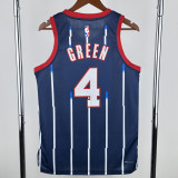 22-23 Rockets CREEN #4 Royal blue City Edition Top Quality Hot Pressing NBA Jersey