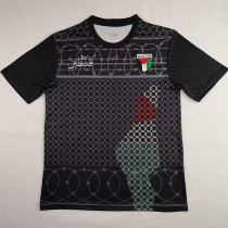 Palestina FC Red Black Retro Soccer Jersey *铁丝网
