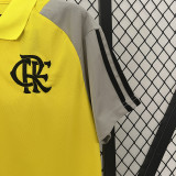 24-25 Flamengo Yellow Gray Polo Short Sleeve(有领)