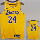 22-23 LAKERS BRYANT #24 Yellow Top Quality Hot Pressing NBA Jersey(圆领)
