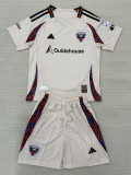 25-26 D.C.United Away Kids Soccer Jersey (带章)