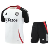 25-26 Man Utd White Training Short Suit