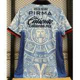 23-24 Cruz Azul Grey Blue Special Edition Fans Soccer Jersey