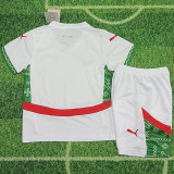 24-25 Morocco Away Kids Soccer Jersey