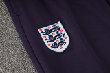 24-25 England Purple Blue Half Pull Tracksuit (半拉链)