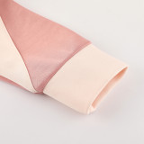 24-25 PSG Jordan Khaki Pink Jacket Tracksuit #03