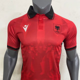 23-24 Albania Home Fans Soccer Jersey