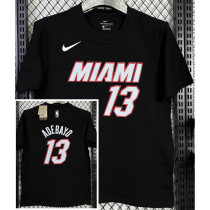 T143 HEAT ADEBAYO #13 Black High Quality Casual T-Shirt