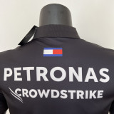 2023 F1 Mercedes Black Polo Racing Suit(有领)
