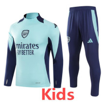 24-25 ARS Light blue Kids Long Sleeve Training Tracksuit (童装)