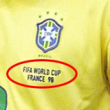 1998 Brazil Home Retro Soccer Jersey