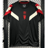 24-25 Man Utd Black Red White Training shirts