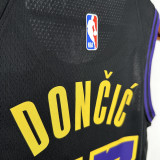 23-24 LAKERS DONCIC #77 Black City Edition Top Quality Hot Pressing NBA Jersey