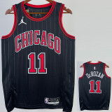 22-23 BULLS DEROZAN #11 Black Top Quality Hot Pressing NBA Jersey (Trapeze Edition) 飞人版